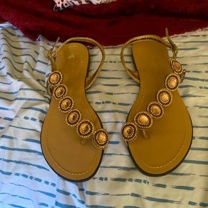 Sandal with gems size 7